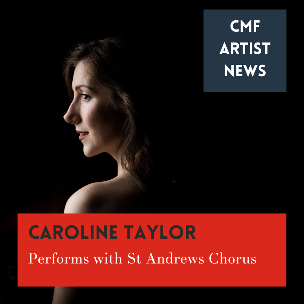 Caroline Taylor performs with St Andrews Chorus